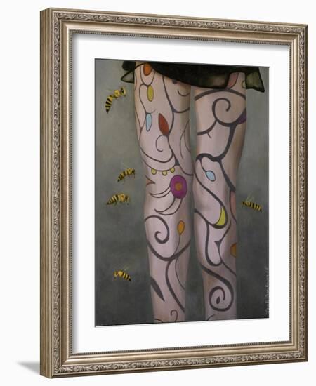 Bees Knees-Leah Saulnier-Framed Giclee Print