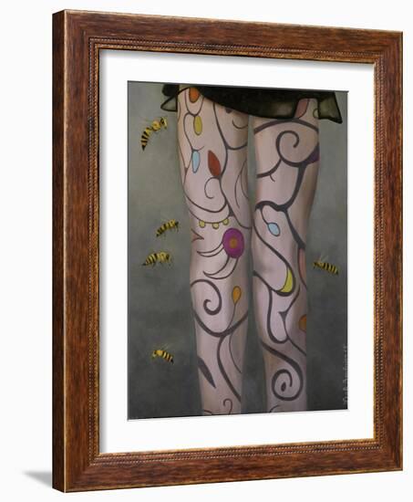 Bees Knees-Leah Saulnier-Framed Giclee Print