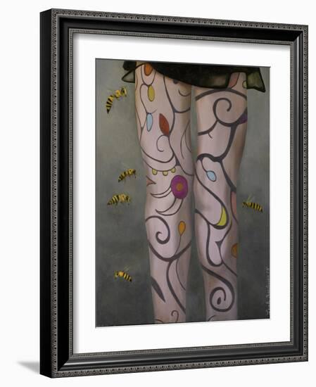 Bees Knees-Leah Saulnier-Framed Giclee Print