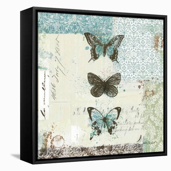 Bees n Butterflies No. 2-Katie Pertiet-Framed Stretched Canvas