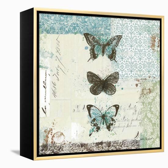 Bees n Butterflies No. 2-Katie Pertiet-Framed Stretched Canvas