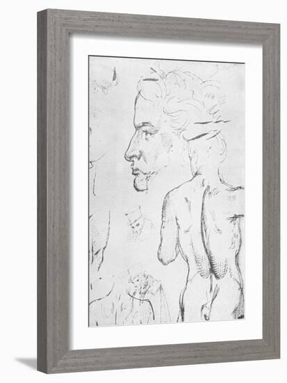 Beethoven by Moritz von Schwind-Moritz Ludwig von Schwind-Framed Giclee Print