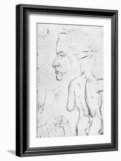 Beethoven by Moritz von Schwind-Moritz Ludwig von Schwind-Framed Giclee Print