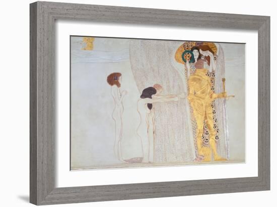 Beethoven-Frieze, 1902: the Longing for Happiness-Gustav Klimt-Framed Giclee Print