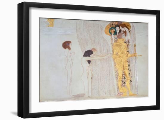 Beethoven-Frieze, 1902: the Longing for Happiness-Gustav Klimt-Framed Giclee Print