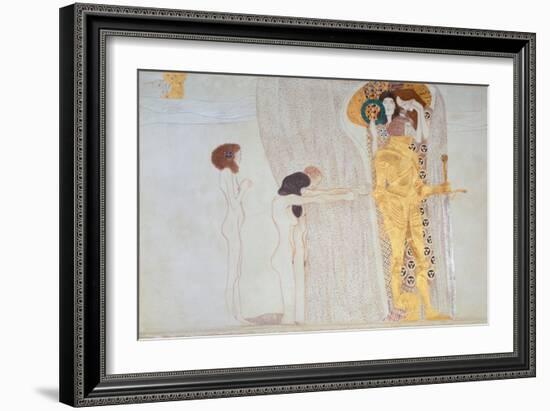 Beethoven-Frieze, 1902: the Longing for Happiness-Gustav Klimt-Framed Giclee Print