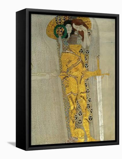 Beethoven Frieze Inspired by Beethoven's 9th Symphony-Gustav Klimt-Framed Premier Image Canvas