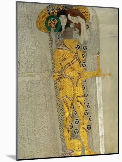 Beethoven Frieze Inspired by Beethoven's 9th Symphony-Gustav Klimt-Mounted Giclee Print