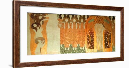 Beethoven Frieze-Gustav Klimt-Framed Art Print