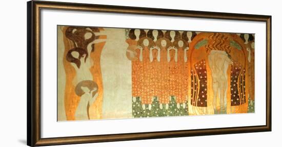 Beethoven Frieze-Gustav Klimt-Framed Art Print
