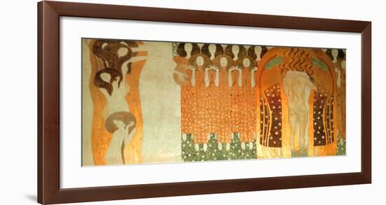 Beethoven Frieze-Gustav Klimt-Framed Art Print