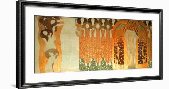 Beethoven Frieze-Gustav Klimt-Framed Art Print