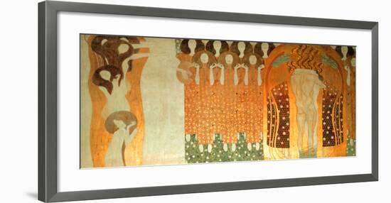 Beethoven Frieze-Gustav Klimt-Framed Art Print