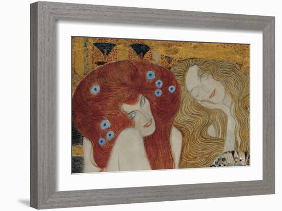 Beethoven Frieze-Gustav Klimt-Framed Art Print