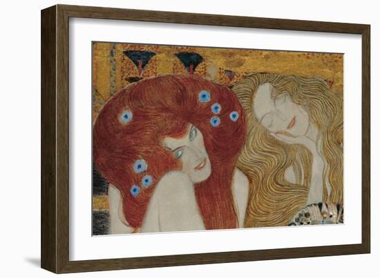 Beethoven Frieze-Gustav Klimt-Framed Art Print