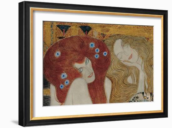 Beethoven Frieze-Gustav Klimt-Framed Art Print