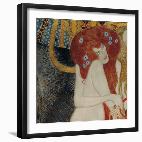 Beethoven Frieze-Gustav Klimt-Framed Art Print