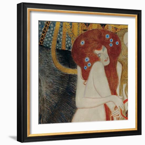 Beethoven Frieze-Gustav Klimt-Framed Art Print