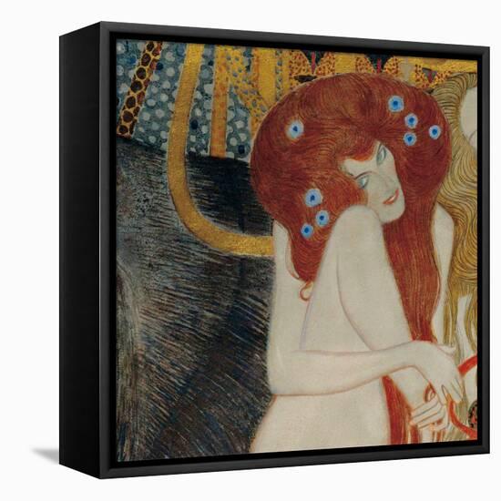 Beethoven Frieze-Gustav Klimt-Framed Stretched Canvas