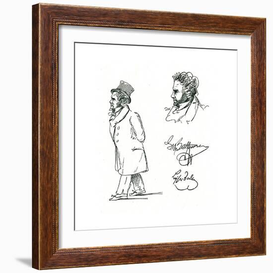 Beethoven (Lyser)-null-Framed Giclee Print