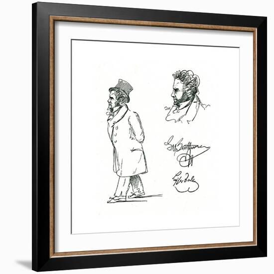 Beethoven (Lyser)-null-Framed Giclee Print