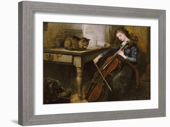 Beethoven's Andante-John Alfred Vintner-Framed Giclee Print