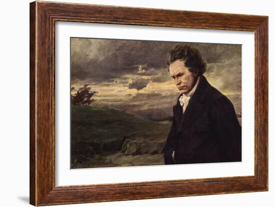 Beethoven, Walking-null-Framed Giclee Print