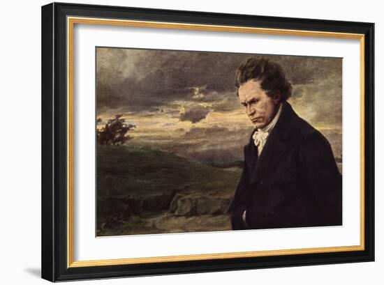 Beethoven, Walking-null-Framed Giclee Print
