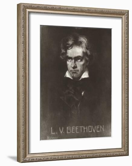 Beethoven-Hendrich Rumpf-Framed Art Print