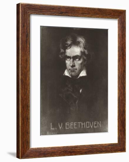 Beethoven-Hendrich Rumpf-Framed Art Print