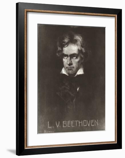 Beethoven-Hendrich Rumpf-Framed Art Print