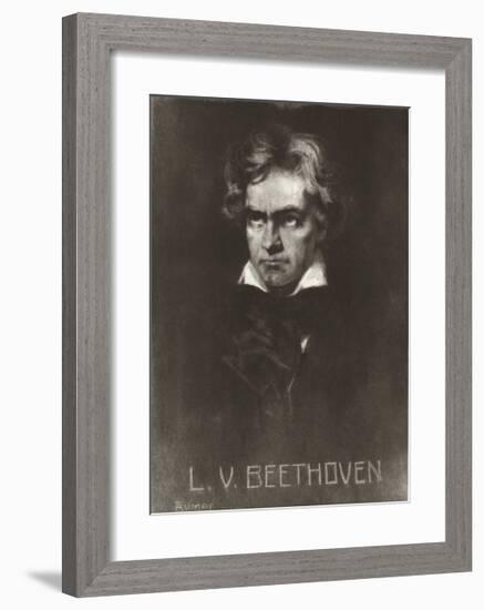 Beethoven-Hendrich Rumpf-Framed Art Print