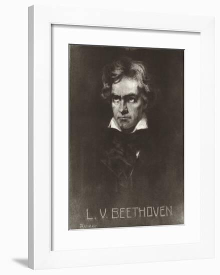 Beethoven-Hendrich Rumpf-Framed Art Print