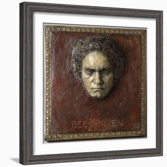 Beethoven-Franz von Stuck-Framed Giclee Print