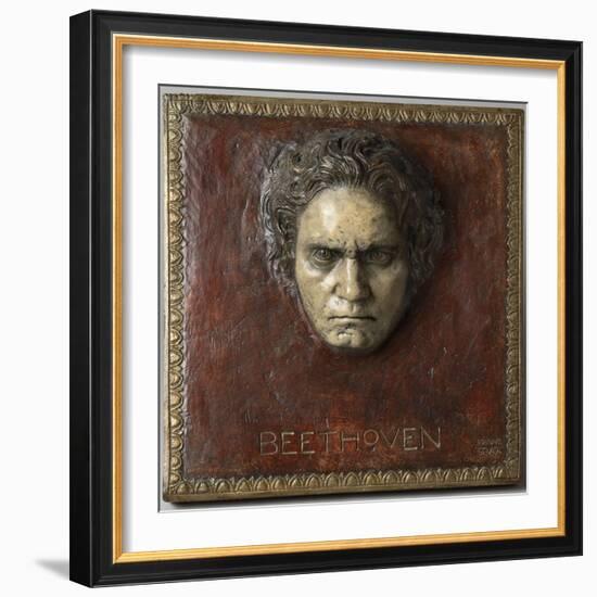 Beethoven-Franz von Stuck-Framed Giclee Print