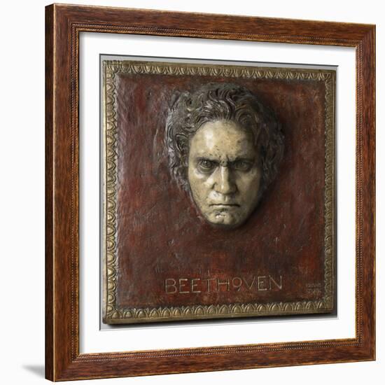 Beethoven-Franz von Stuck-Framed Giclee Print