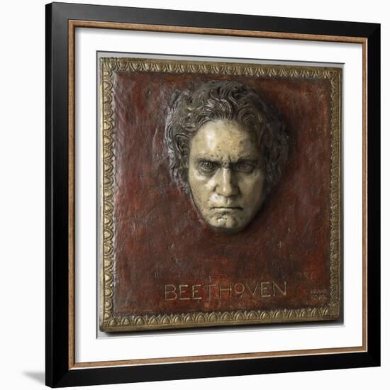 Beethoven-Franz von Stuck-Framed Giclee Print