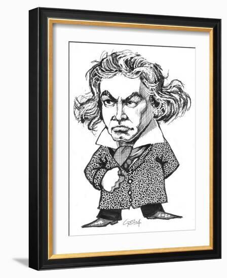 Beethoven-Gary Brown-Framed Giclee Print