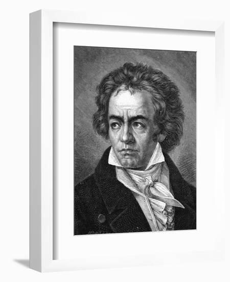 Beethoven-A Close-Framed Art Print