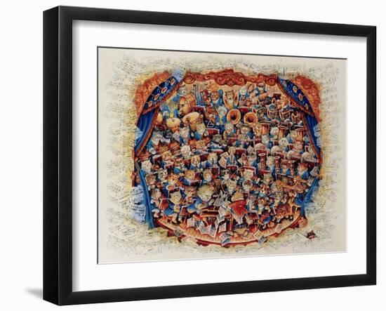 Beethoven-Bill Bell-Framed Giclee Print