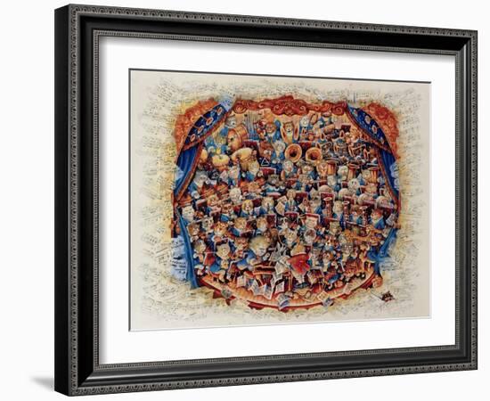 Beethoven-Bill Bell-Framed Giclee Print