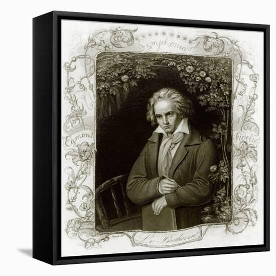 Beethoven-English-Framed Premier Image Canvas