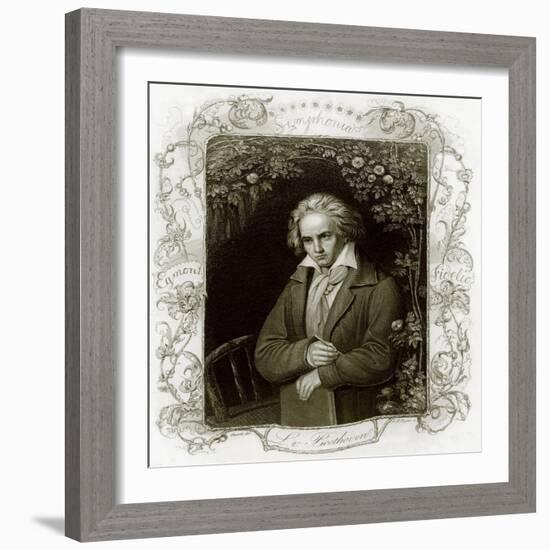 Beethoven-English-Framed Giclee Print