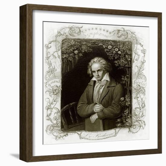 Beethoven-English-Framed Giclee Print