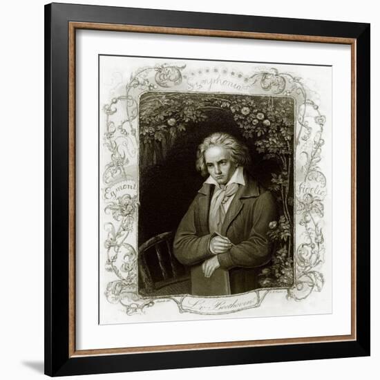 Beethoven-English-Framed Giclee Print