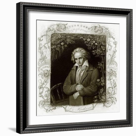 Beethoven-English-Framed Giclee Print