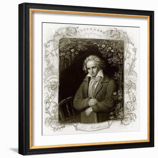 Beethoven-English-Framed Giclee Print