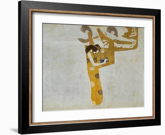 Beethovenfrieze, Allegory of Poetry-Gustav Klimt-Framed Giclee Print