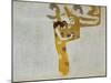 Beethovenfrieze, Allegory of Poetry-Gustav Klimt-Mounted Giclee Print