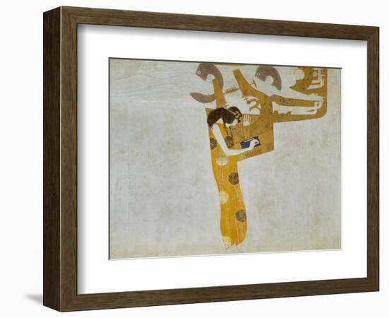 Beethovenfrieze, Allegory of Poetry-Gustav Klimt-Framed Giclee Print